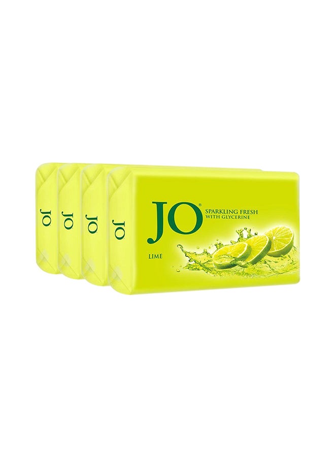 Jo - 4-Piece Glycerine Lime Soap Set - Image 1