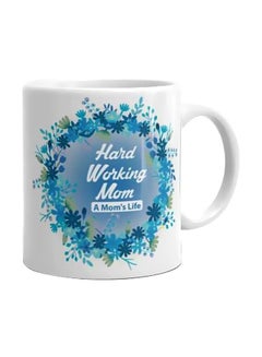 Printed Ceramic Mug White/Blue/Green - v1566998182/N29467086A_1