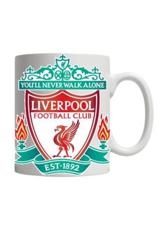 p.h Printed Ceramic Mug White/Red/Green 