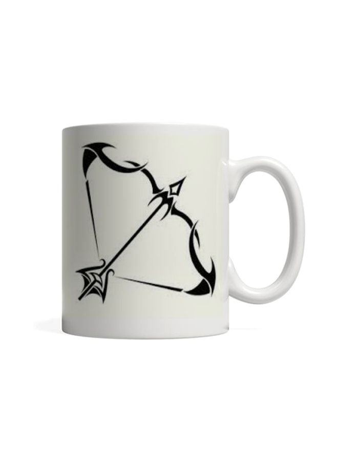 PH Printed Ceramic Mug White/Black 