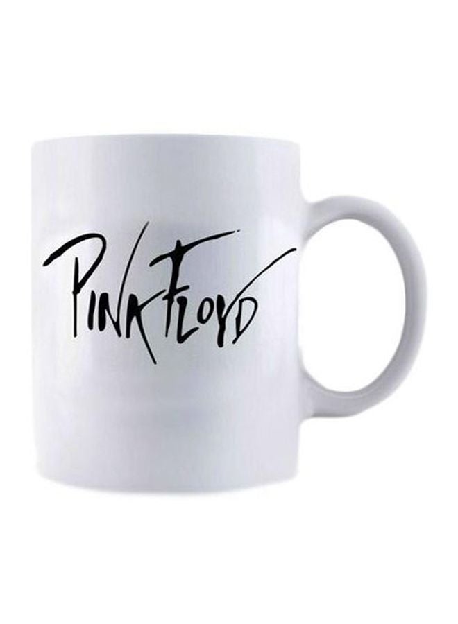 Creative Cut Pink Floyd Printed Mug White/Black 