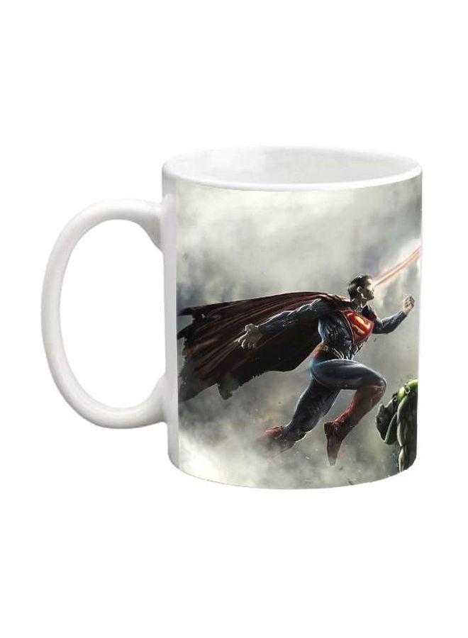 مج قهوة بطبعة شخصيات فيلم "DC Justice League" رمادي/أزرق/أحمر Standard - Image 1