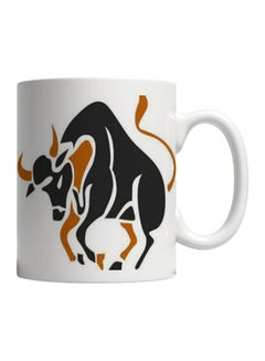 Taurus Printed Ceramic Mug White/Black/Brown - v1566998303/N29467619A_1