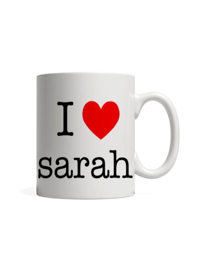 PH Printed Ceramic Mug White/Black/Red