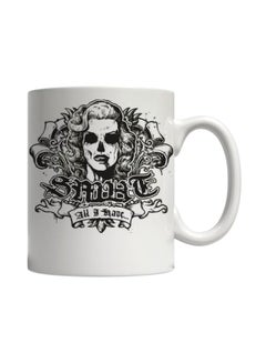 p.h Printed Ceramic Mug White/Black 