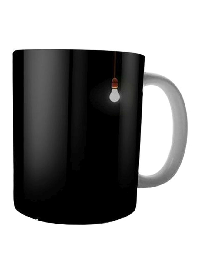 Fast Print Printed Ceramic Coffee Mug Black/White/Brown Standard