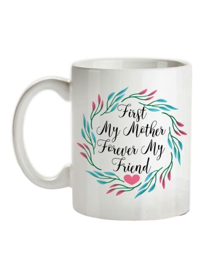 PH Printed Ceramic Mug Blue/Grey/Black