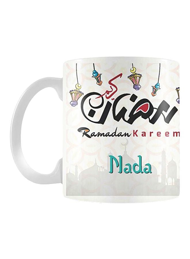 برينت هاوس مج مطبوع بعبارة رمضان كريم أبيض/أسود/أحمر