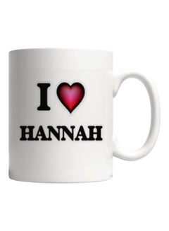 I Love Hannah Printed Mug White/Black/Pink - v1566998956/N29467990A_1