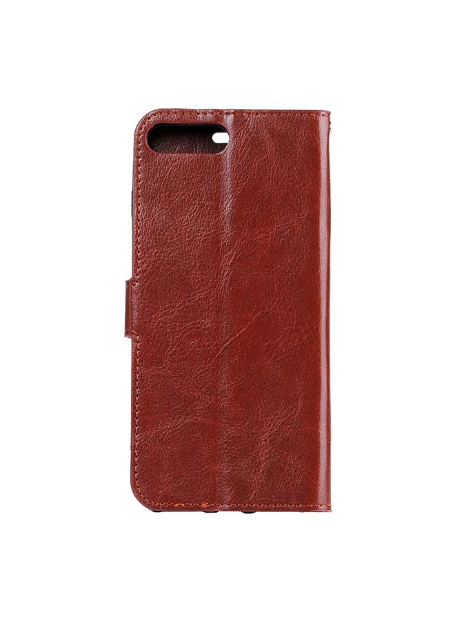 Protective Wallet Cards Case Cover For Apple iPhone 6 / 6S Brown  - Image 2
