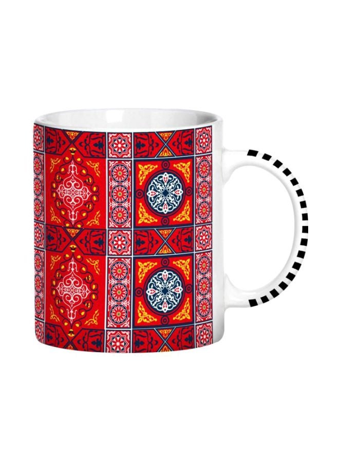 Web Afandy Ramadan Kareem Printed Mug Red/White/Yellow Standard