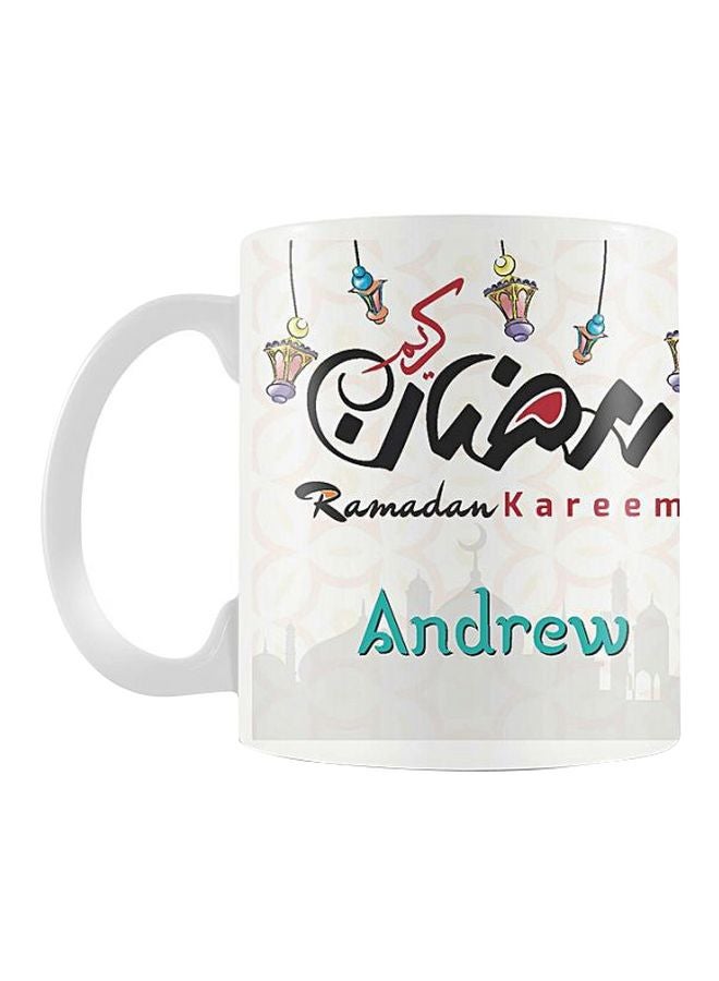 Printhouse Ramadan Kareem Printed Mug White/Black/Green