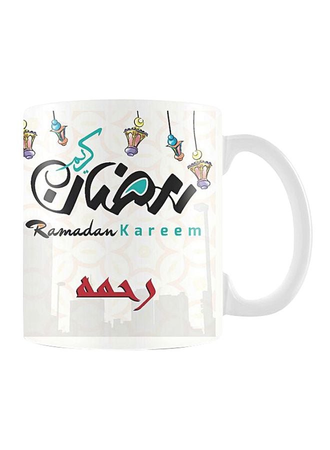 Printhouse Ramadan Kareem Printed Mug White/Black/Red