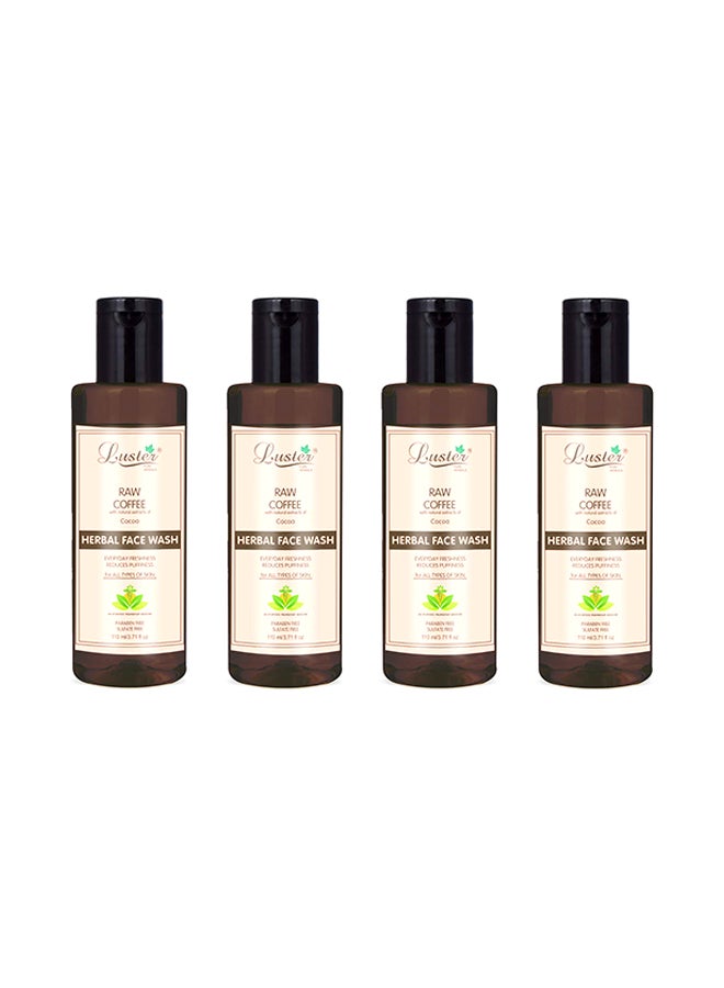 لاستر مجموعة من 4 عبوات لسائل غسول الوجه بخلاصة الأعشاب 110ملليلتر - Image 1