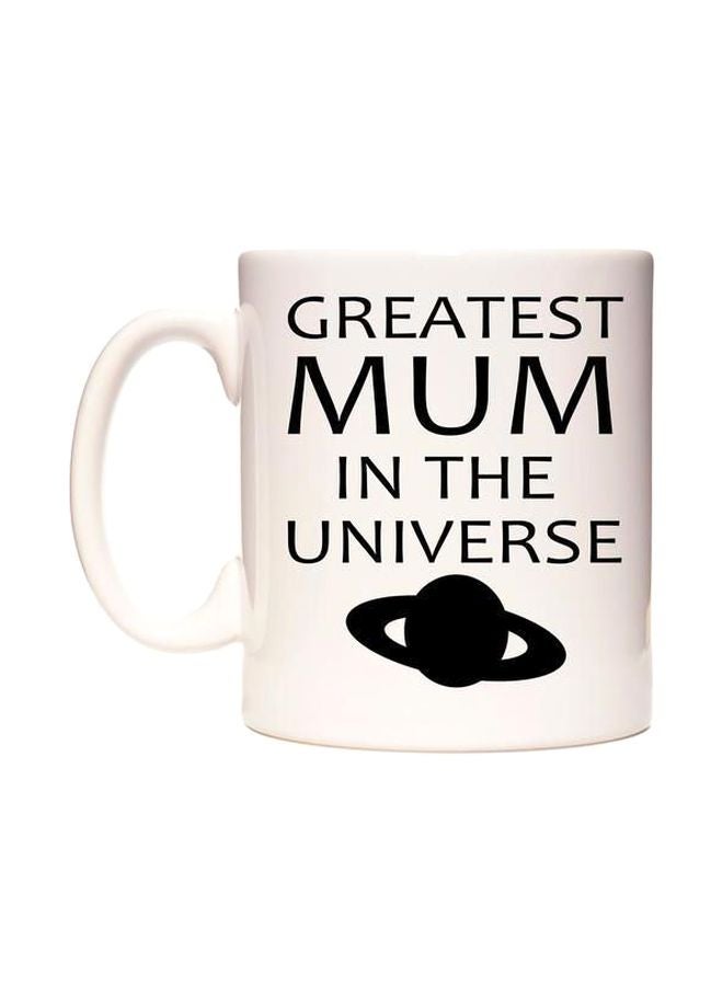 PH Greatest Mum Printed Mug White/Black 