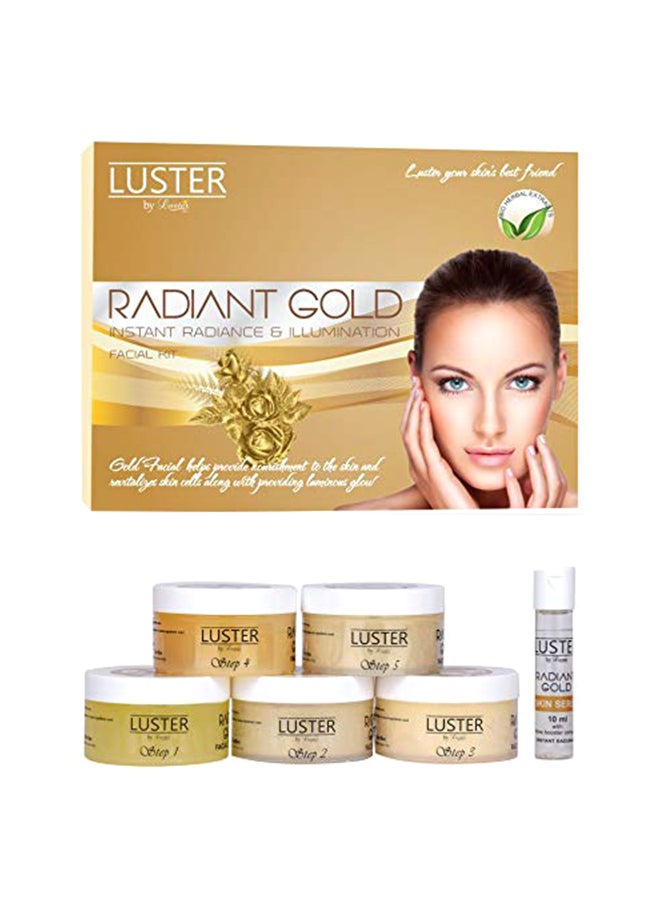LUSTER Radiant Gold Facial Kit - Image 1