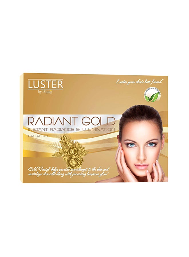 LUSTER Radiant Gold Facial Kit - Image 2