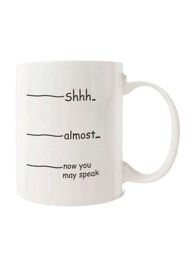Hazel - Quote Printed Mug White/Black Standard - Image 1