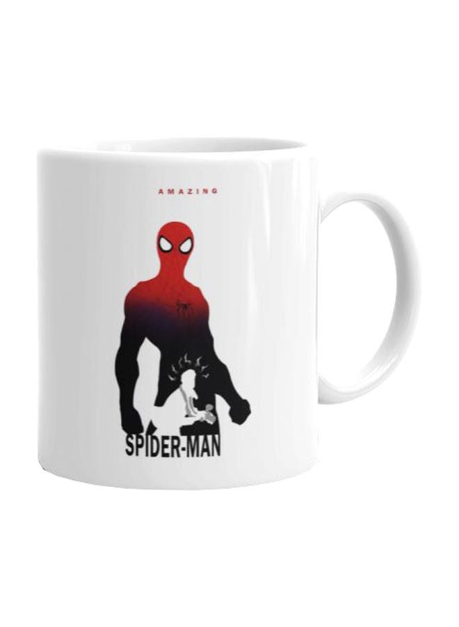 Oslo Spider-Man Printed Mug White/Red/Black