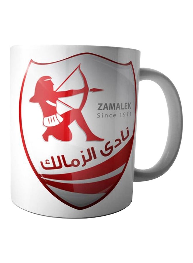 Zamalek Club Printed Mug White/Red/Grey - v1566999501/N29466383A_1