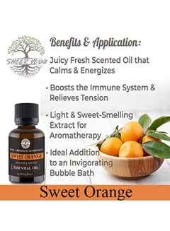 Sheer Veda Pure And Natural  Sweet Orange Essential Oil 15ml  - Image 2