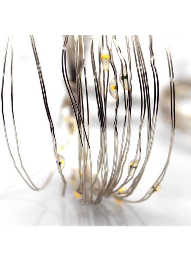 Generic - 300-LED Window Curtain String Light With Remote Control White 39.98 x 17.52 x 80mm - Image 1