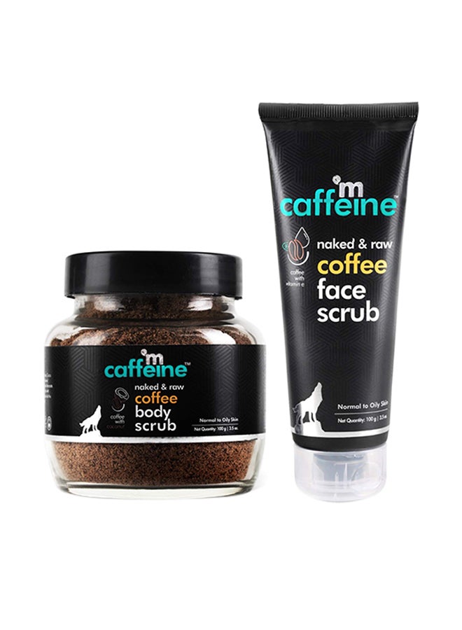 MCaffeine Pack Of 2 Coffee Body And Face Scrub 100grams  - Image 1