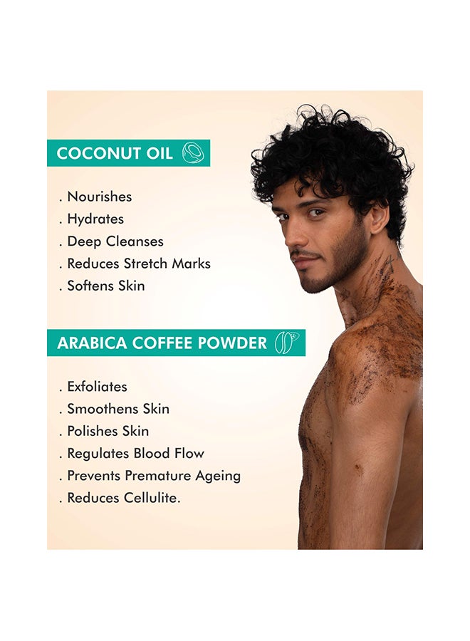 MCaffeine Pack Of 2 Coffee Body And Face Scrub 100grams  - Image 2
