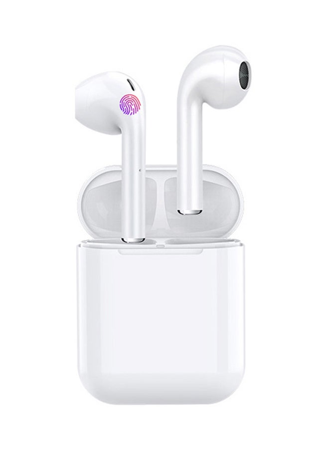 إيزي سو سماعة أذن ستيريو لاسلكية مزدوجة داخلية تعمل بخاصية البلوتوث مع علبة للتخزين أبيض - Image 1