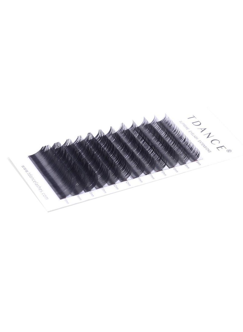 TDance D-Curl Flase Eyelash Extension Tray Black - Image 1