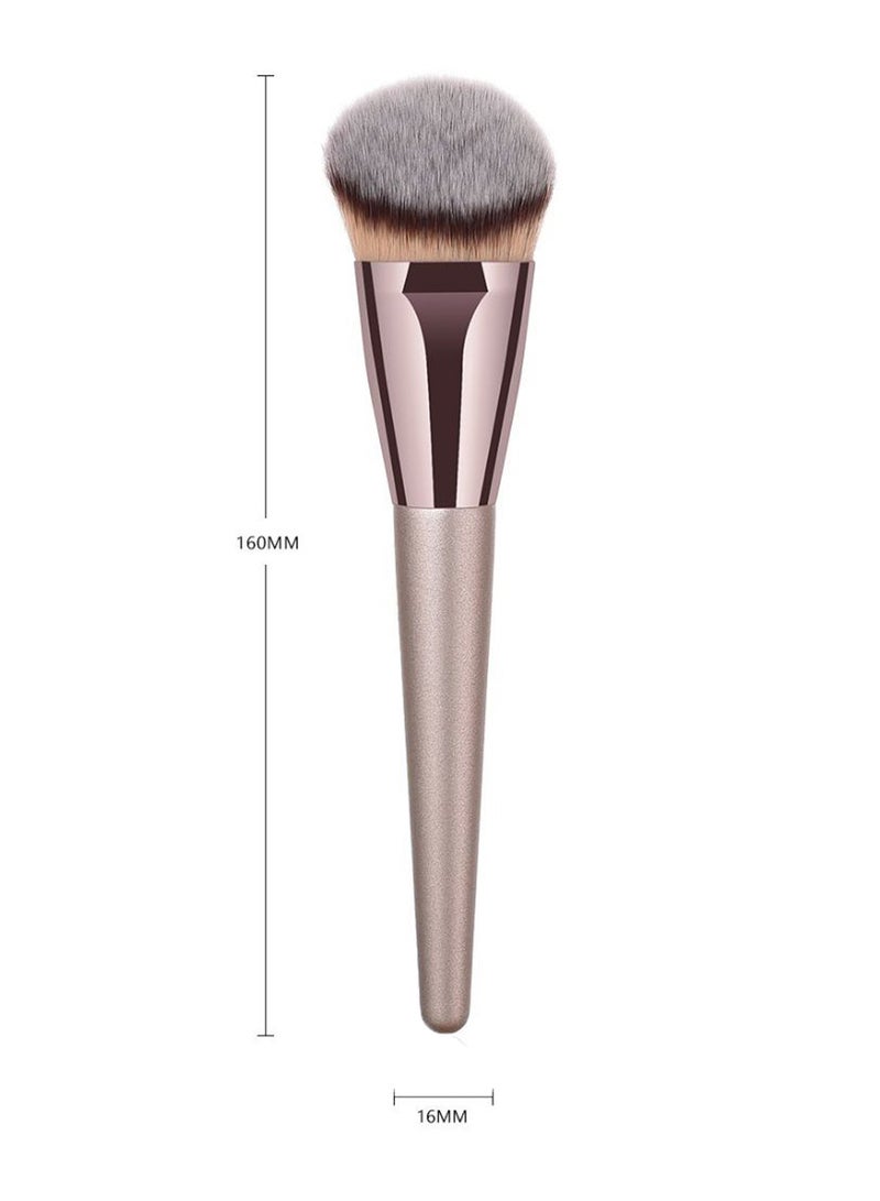 BBL Angled Makeup Foundation Brush Rose Gold/Brown - Image 2