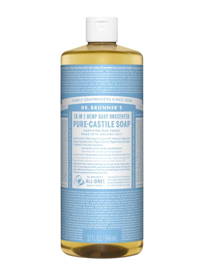 دكتور برونرز صابون استحمام قشتالي سائل ونقي متعدد الألوان