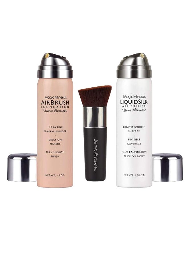 Jerome Alexander Airbrush Foundation And Primer With Brush Multicolour  - Image 1
