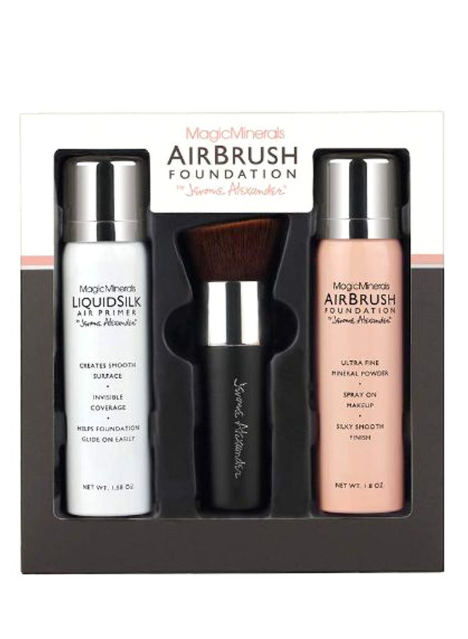 Jerome Alexander Airbrush Foundation And Primer With Brush Multicolour  - Image 2