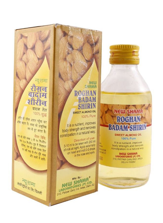 New Shama - Roghan Badam Shirin Sweet Almond Oil 100ml - Image 1