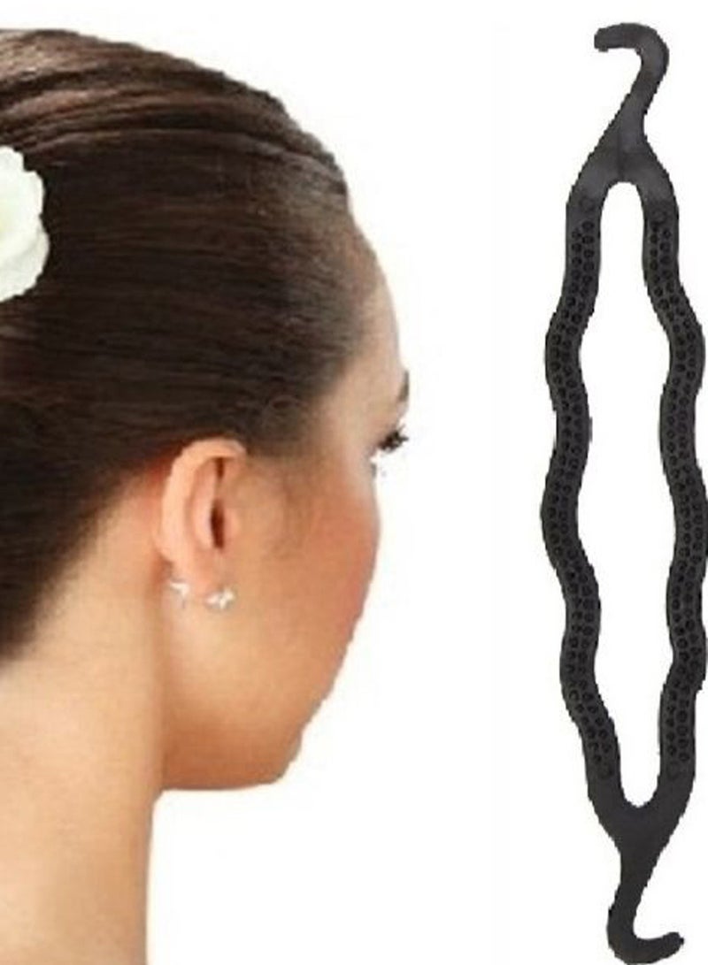 OUT OF BOX 2-Piece Hair Styling Clip Set Black - Image 2