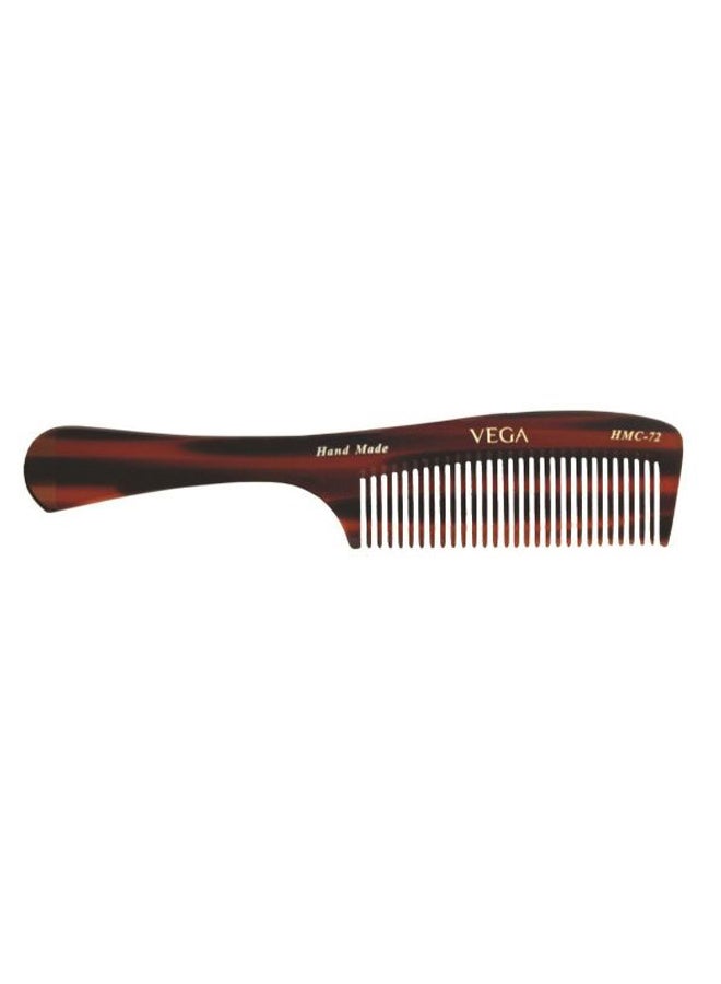 Vega Tortoise Shell Grooming Comb Brown  - Image 1
