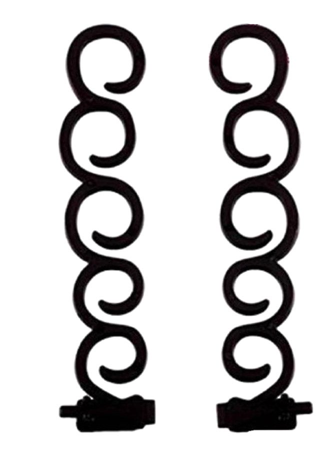 OUT OF BOX 2-Piece French Braider Hairstyle Tool Set Black