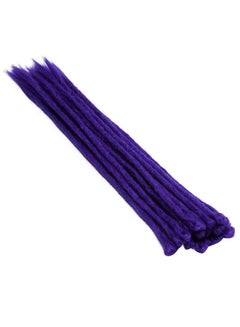 15 Strands Hippie Style Reggae Handmade Dread Hair Extension Purple 20inch - v1567013905/N29314346A_1