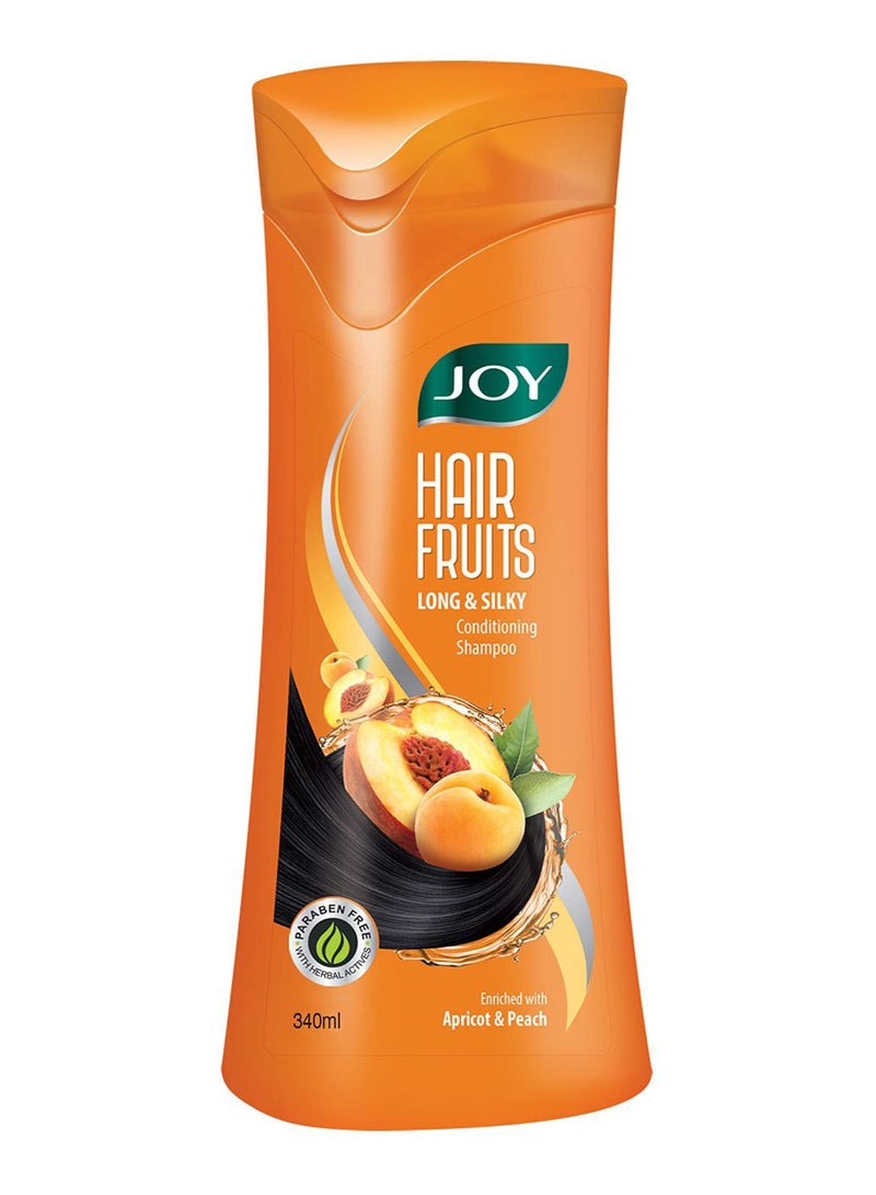 JOY - Hair Fruits Long And Silky Conditioning Shampoo 340ml - Image 1