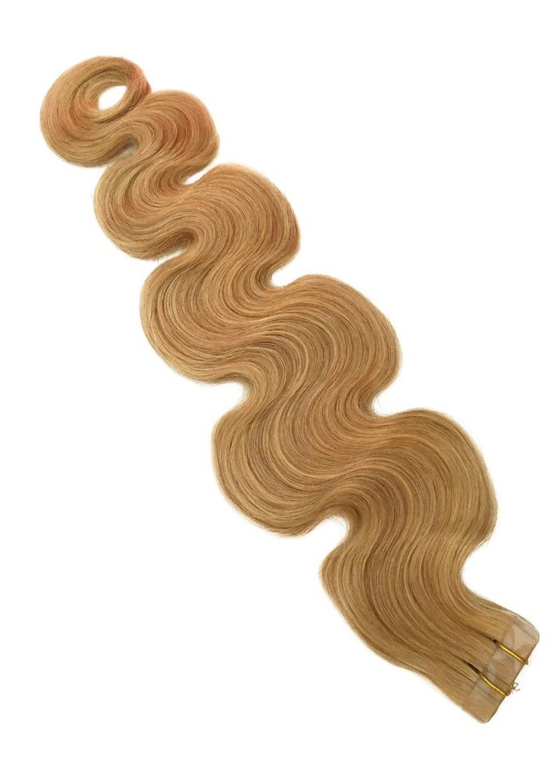 Smartinnov 20-Piece Remy Long Wave Curly Hair Extension Set 27 Strawberry Blonde 24inch - Image 1
