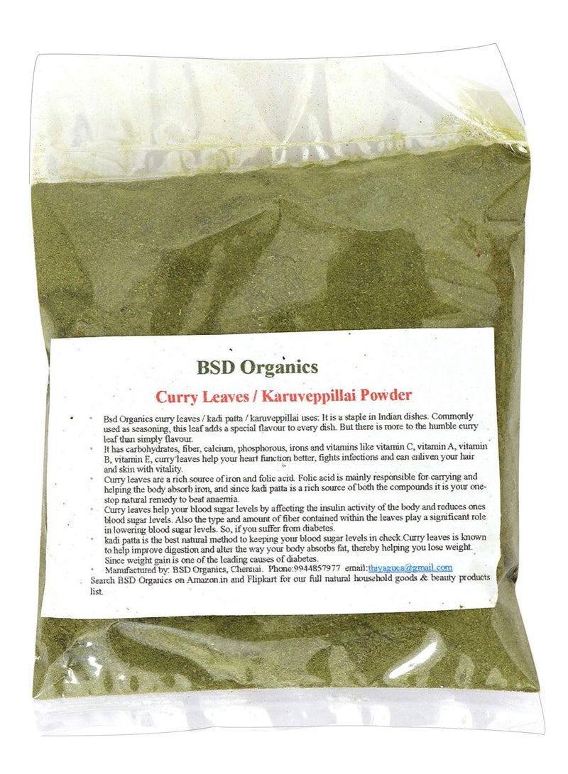 BSD Organics - Curry Leaves Karuveppillai Powder 200grams - Image 1