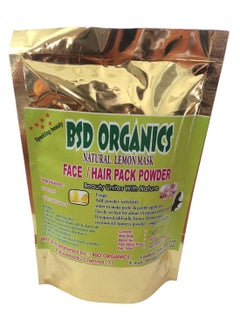 BSD Organics Natural Lemon Face And Hair Mask 200grams 