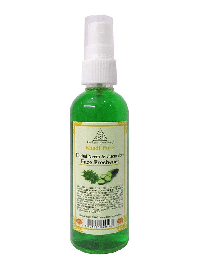 Khadi Pure Herbal Neem And Cucumber Face Freshener green 210ml - Image 1