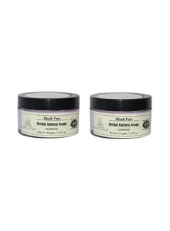 Khadi Pack Of 2 Pure Herbal Fairness Creams 100grams  - Image 1