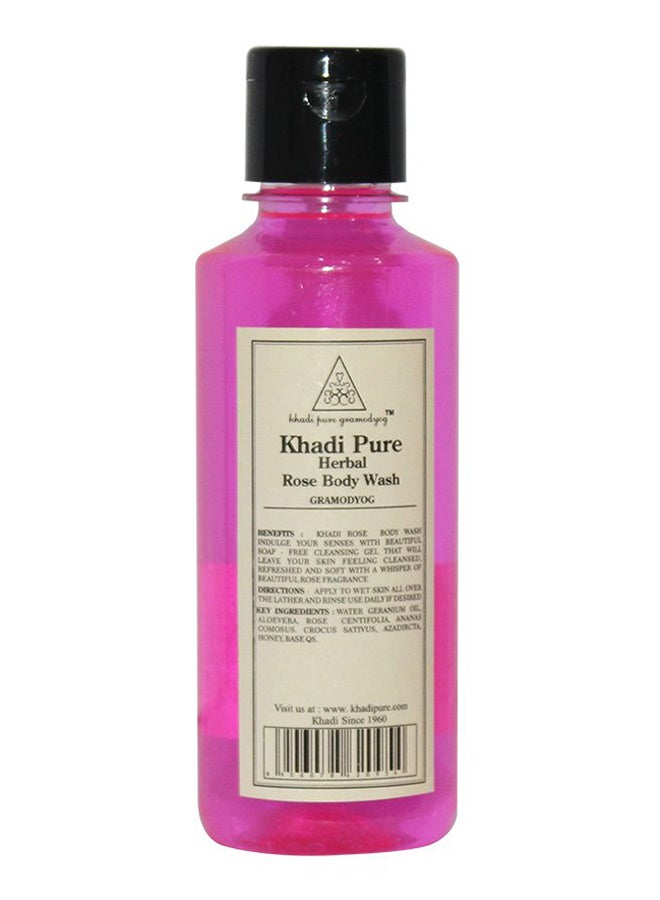 Khadi Herbal Rose Body Wash  - Image 1
