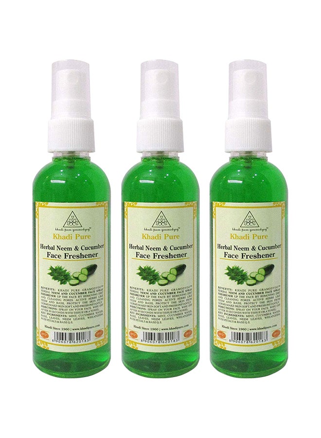 3-Piece Pure Herbal Neem Face Wash Set 300ml