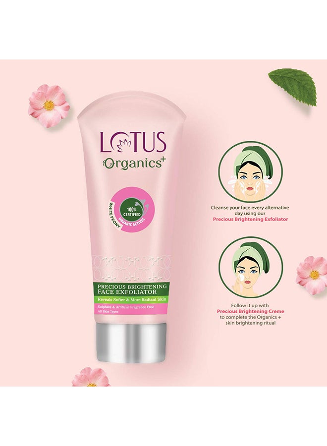 Lotus Organics+ Precious Brightening Face Exfoliator  - Image 3