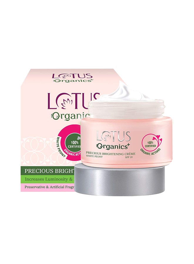 Lotus Organics+ Precious Brightening SPF 20 Cream  - Image 1
