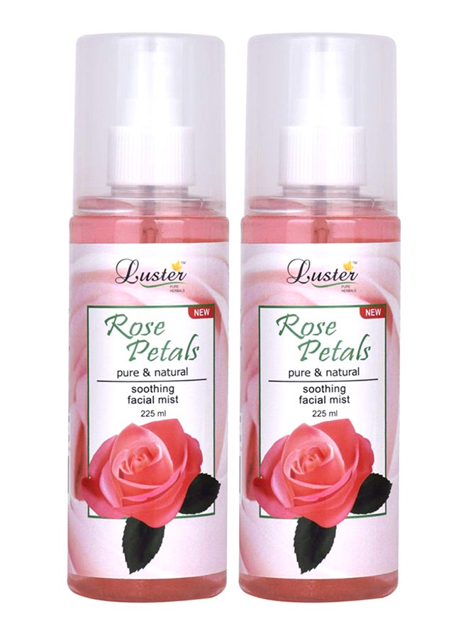 لاستر مجموعة بخاخ للوجه روز بيتالز بماء الورد الطبيعي مكونة من قطعتين 450ملليلتر - Image 1